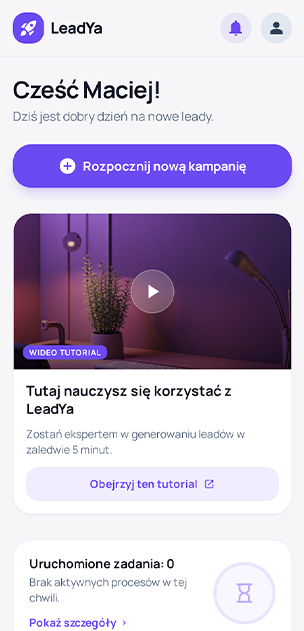 Panel LeadYa – nowy dzień na leady